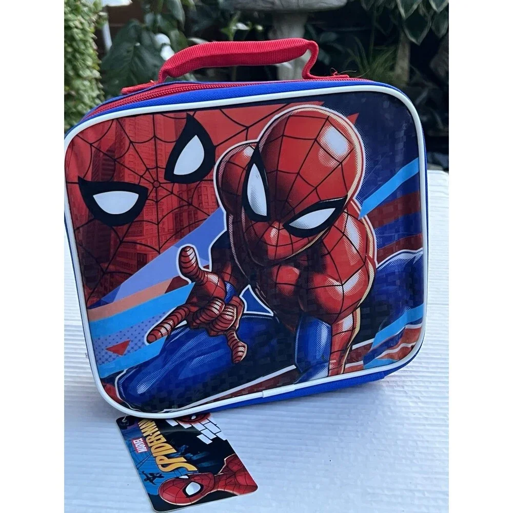2026 Marvel Spider-Man Insulated Lunch Box Bag Fast Forward New With Tags